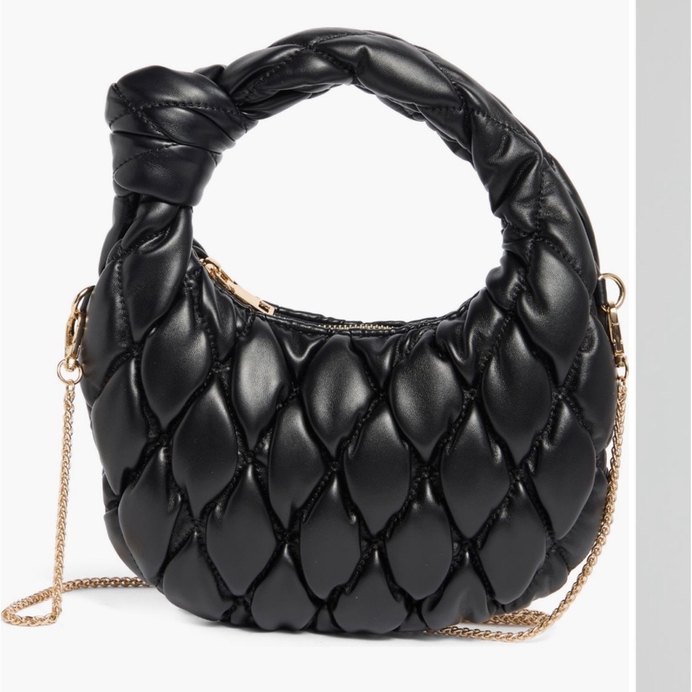 New with tag Urban Expressions Black Quilted  with chain crossbody bag